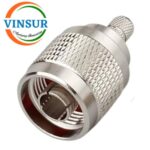 11111016 -- RF CONNECTOR - 50OHMS , N MALE , STRAIGHT , CRIMP TYPE , LMR-240 CABLE - Image 2