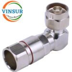1111202J -- RF CONNECTOR - 50OHMS , N MALE , RIGHT ANGLE , CLAMP TYPE , 1/2 F INCH SUPER FLEX  FEEDER CABLE - Image 2