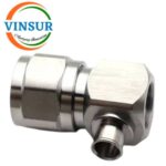 1111203E -- RF CONNECTOR - 50OHMS , N MALE , RIGHT ANGLE , SOLDER TYPE , RG401 (0.250 INCH)  CABLE - Image 2
