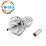 11321212 -- RF CONNECTOR - 50OHMS , BNC FEMALE , STRAIGHT TYPE , BULKHEAD REAR MOUNT,CRIMP TYPE , RG178 CABLE