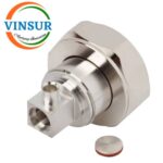 11D1203D -- RF CONNECTOR - 50OHMS , 7.16 MALE , RIGHT ANGLE , SOLDER TYPE , RG402 CABLE - Image 2