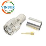 11211017 -- RF CONNECTOR - 50 OHMS , TNC MALE , STRAIGHT , CRIMP TYPE , LMR-400 CABLE