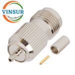 11221012 -- RF CONNECTOR - 50 OHMS , TNC FEMALE , STRAIGHT ,  CRIMP TYPE , RG178 CABLE - Image 2