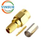 11511015 -- RF CONNECTOR - 50OHMS , SMA MALE , STRAIGHT , CRIMP TYPE RG58/RG142/LMR195 CABLE - Image 2