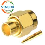 1151103D -- RF CONNECTOR - 50 OHMS, SMA MALE ,STRAIGHT ,SOLDER TYPE ,RG402 (0.141 INCH)CABLE - Image 2