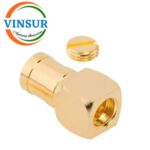 1161203C -- RF CONNECTOR - 50 OHMS , SMB MALE , RIGHT ANGLE , SOLDER TYPE , RG405 (0.086 INCH)  CABLE - Image 2