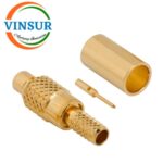 11811014 -- RF CONNECTOR - 50 OHMS , MMCX MALE , STRAIGHT , CRIMP TYPE , RG316, RG174, RG188, LMR100 CABLE - Image 2