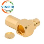 1181203C -- RF CONNECTOR - 50 OHMS ,MMCX  MALE , RIGHT ANGLE , SOLDER TYPE , RG405 (0.086 INCH)  CABLE - Image 2