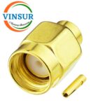1191103D -- RF CONNECTOR - 50  OHMS , RP SMA MALE , STRAIGHT , SOLDER TYPE , RG402 (0.141 INCH) CABLE
