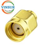 1191103D -- RF CONNECTOR - 50  OHMS , RP SMA MALE , STRAIGHT , SOLDER TYPE , RG402 (0.141 INCH) CABLE - Image 2