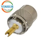 11C11015 -- RF CONNECTOR - 50 OHMS , UHF MALE , STRAIGHT , CRIMP TYPE , RG58, RG142, LMR195 CABLE - Image 2