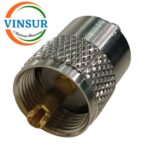 11C11015 -- RF CONNECTOR - 50 OHMS , UHF MALE , STRAIGHT , CRIMP TYPE , RG58, RG142, LMR195 CABLE