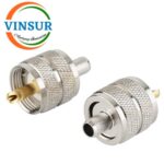 11C11016 -- RF CONNECTOR - 50 OHMS , UHF MALE , STRAIGHT , CRIMP TYPE , LMR-240 CABLE