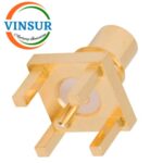 11F21040 -- RF CONNECTOR - 50 OHMS , SMC FEMALE , STRAIGHT , PCB-THROUGH HOLE - Image 2