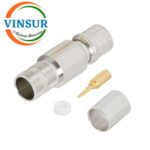 11J11017 -- RF CONNECTOR - 50 OHMS , QMA MALE , STRAIGHT,CRIMP TYPE,LMR400 - Image 2