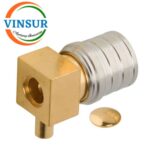11J1201C -- RF CONNECTOR - 50 OHMS , QMA MALE , RIGHT ANGLE , SOLDER TYPE , RG405 (0.086 INCH)  CABLE - Image 2