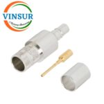 11J21017 -- RF CONNECTOR - 50 OHMS , QMA FEMALE , STRAIGHT,CRIMP TYPE,LMR400