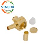 11L12014 -- RF CONNECTOR - 50 OHMS , SMP MALE , RIGHT ANGLE , CRIMP TYPE , RG316,174 CABLE - Image 2