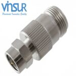 N Female to F Male Straight Adapter 50 Ω