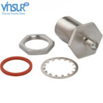 N Female Bulkhead to SMA Female Straight Adapter 50 Ω - Image 2