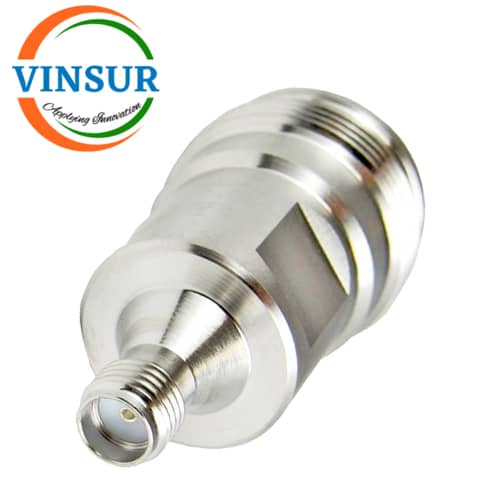 VSW-41G20421-ADP -- RF ADAPTER - 50 OHMS 4.3-10 FEMALE STRAIGHT TO SMA FEMALE STRAIGHT ADAPTER