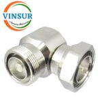 VSW-41F20F12-ADP -- RF ADAPTER - 50 OHMS 7-16 MALE TO 7-16 FEMALE RIGHT ANGLE  ADAPTER