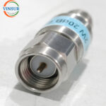 51411422-10 -- RF ATTENUATOR - 50OHMS, SMA MALE TO SMA FEMALE 20DBI 2WATTS 6GHZ FIXED ATTENUATOR