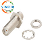 41421421-33 -- RF CONNECTOR - 50OHMS, SMA FEMALE TO SMA FEMALE STRAIGHT BULKHEAD ADAPTER