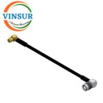 612104304A-1500A -- RF CABLE ASSEMBLY - SMA MALE RIGHT ANGLE TO TNC MALE  RIGHT ANGLE  FOR LMR240 FR CABLE ASSEMBLY - Image 2