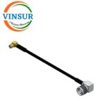 614301304A-500A -- RF CABLE ASSEMBLY - SMA MALE RIGHT ANGLE TO N MALE  RIGHT ANGLE  FOR LMR240 FR CABLE ASSEMBLY - Image 2