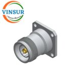 VSW-4.3-10-FS-4H-CN -- RF CONNECTORES - 50 OHMS , 4.3-10 FEMALE , STRAIGHT , 4-HOLE FLANGE MOUNT CONNECTOR - Image 2
