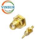 11921231 -- RF CONNECTOR - 50 OHM , RP SMA FEMALE , STRAIGHT , BULKHEAD REAR MOUNT , SOLDER TYPE , RG1.13 CABLE - Image 2