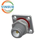 VSW-111114A -- RF CONNECTOR - 50OHMS ,N FEMALE,STRAIGHT ,4-HOLE FLANGE MOUNT 5MM EXTENDED TEFLON PCB MOUNT - Image 4