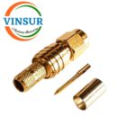 VSW250006-CN -- RF CONNECTOR - 50 OHMS , SMA MALE , STRAIGHT , CRIMP TYPE , VSW-240 CABLE (8GHz) - Image 2