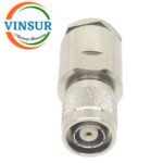 11A11027 -- RF CONNECTOR - 50 OHMS , RP TNC MALE , STRAIGHT , CLAMP TYPE , LMR-400 CABLE - Image 2