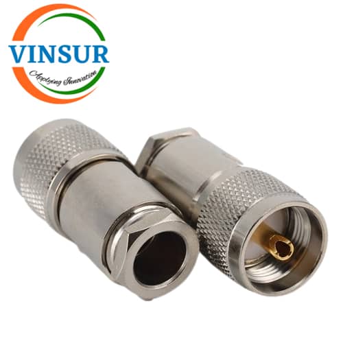 11C11027 -- RF CONNECTOR - 50 OHMS , UHF MALE , STRAIGHT , CLAMP TYPE , LMR-400 CABLE -- RF CONNECTOR - 50 OHMS , UHF MALE , STRAIGHT , CLAMP TYPE , LMR-400 CABLE