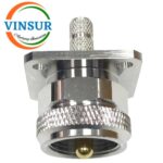 11C11416 -- RF CONNECTOR - 50 OHMS , UHF MALE , STRAIGHT , 4 HOLE FLANGE , CRIMP TYPE , LMR-240 CABLE - Image 3
