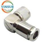 11C12027 -- RF CONNECTOR - 50 OHMS , UHF MALE , RIGHT ANGLE , CLAMP TYPE , LMR-400 CABLE - Image 3