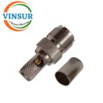 11C21017 -- RF CONNECTOR - 50 OHMS , UHF FEMALE , STRAIGHT , CRIMP TYPE , LMR-400 CABLE - Image 2