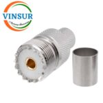 VSW260004-CN -- RF CONNECTOR - 50 OHMS UHF FEMALE STRAIGHT CRIMP TYPE LMR400 CABLE - Image 3