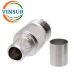 VSW260004-CN -- RF CONNECTOR - 50 OHMS UHF FEMALE STRAIGHT CRIMP TYPE LMR400 CABLE - Image 2