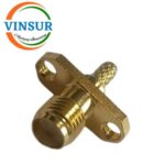 VSW250021-CN -- SMA MALE , STRAIGHT , 2 HOLE FLANGE , CRIMP TYPE , RG316 CABLE (WITH M3 THREADED HOLE CONNECTOR) - Image 3