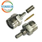 VSW250009-CN -- RF CONNECTOR - 50 OHMS , TNC MALE , STRAIGHT , CRIMP TYPE , LMR-240 CABLE
