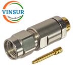 VSW250016-CN -- RF CONNECTOR - 50 OHMS SMA MALE STRAIGHT SOLDER TYPE FOR RG402 CABLE - Image 3