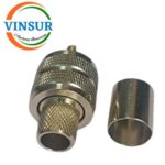 VSW260003-CN -- RF CONNECTOR - 50 OHMS UHF MALE STRAIGHT CRIMP TYPE LMR400 CABLE - Image 2