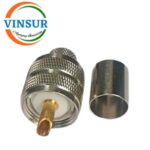 VSW260003-CN -- RF CONNECTOR - 50 OHMS UHF MALE STRAIGHT CRIMP TYPE LMR400 CABLE