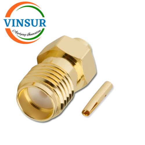 1152103C-44 -- RF CONNECTOR - 50 OHMS , SMA FEMALE , STRAIGHT, SOLDER TYPE , 0.086 SF CABLE