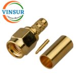 VSW-11511015-CN -- RF CONNECTOR - 50 OHMS , SMA MALE , STRAIGHT , CRIMP TYPE LMR200 CABLE