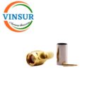 VSW-11511915-13G-- RF CONNECTOR - 50 OHMS , SMA MALE , STRAIGHT , CRIMP TYPE RG58/ RG142/LMR195 CABLE