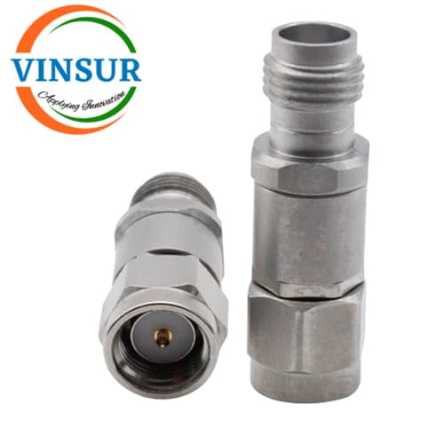 RF ADAPTERS - 50 OHMS 2.4MM FEMALE STRAIGHT TO SMA MALE STRAIGHT ADAPTER